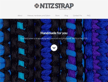 Tablet Screenshot of nitzstrap.com